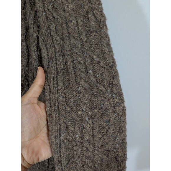 LAUREN Ralph Lauren Womens Brown Wool Turtleneck Sweater Sz M Capsule Quier Luxe - Picture 4 of 7